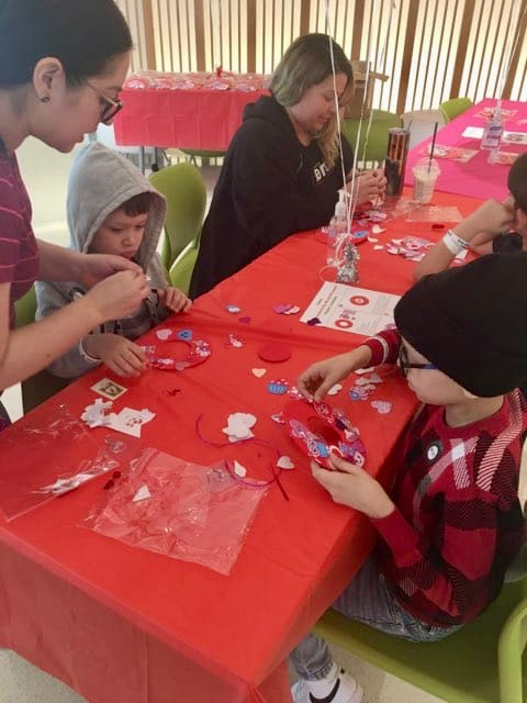 Valentine celebration at Nicklaus Children’s Hospital - February 2024 | Ale Ramos Therapy Animals