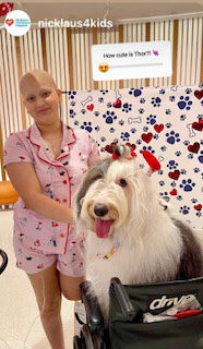 Valentine celebration at Nicklaus Children’s Hospital - February 2024 | Ale Ramos Therapy Animals