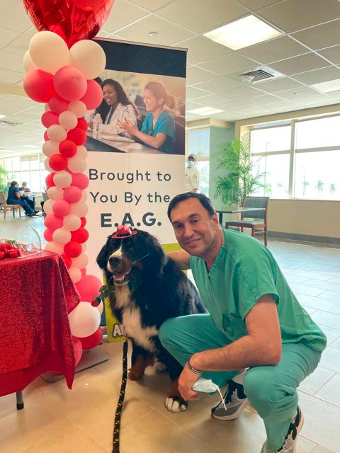 Valentine’s Celebrations at Mercy Hospital | Ale Ramos Therapy Animals