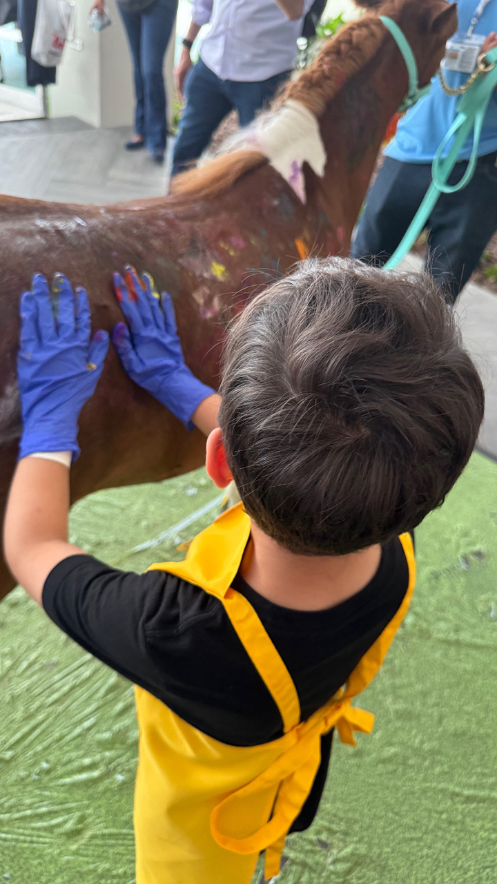 Visit by Pegasus at Nicklaus Children’s Hospital - June 12, 2025 | Ale Ramos Therapy Animals