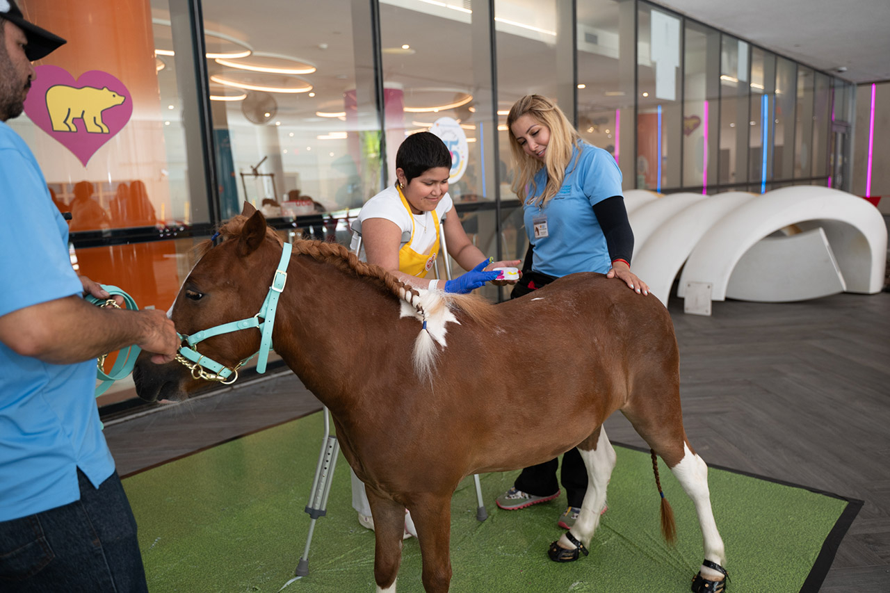 Visit by Pegasus at Nicklaus Children’s Hospital - June 12, 2025 | Ale Ramos Therapy Animals
