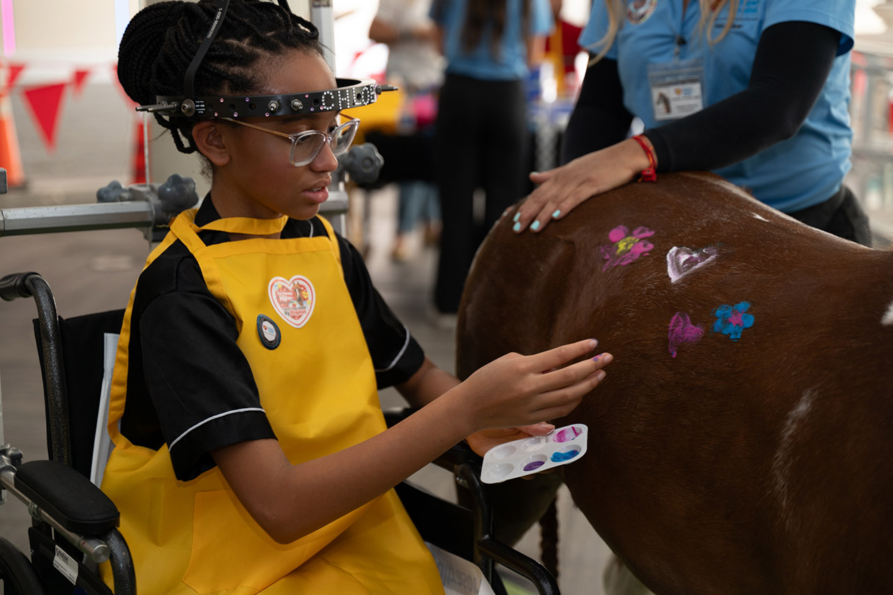Visit by Pegasus at Nicklaus Children’s Hospital - June 12, 2025 | Ale Ramos Therapy Animals