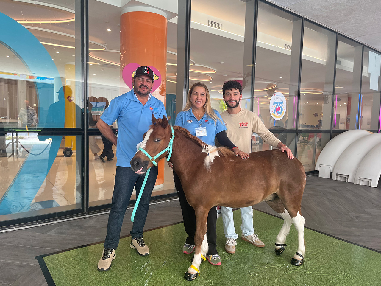 Visit by Pegasus at Nicklaus Children’s Hospital - June 12, 2025 | Ale Ramos Therapy Animals