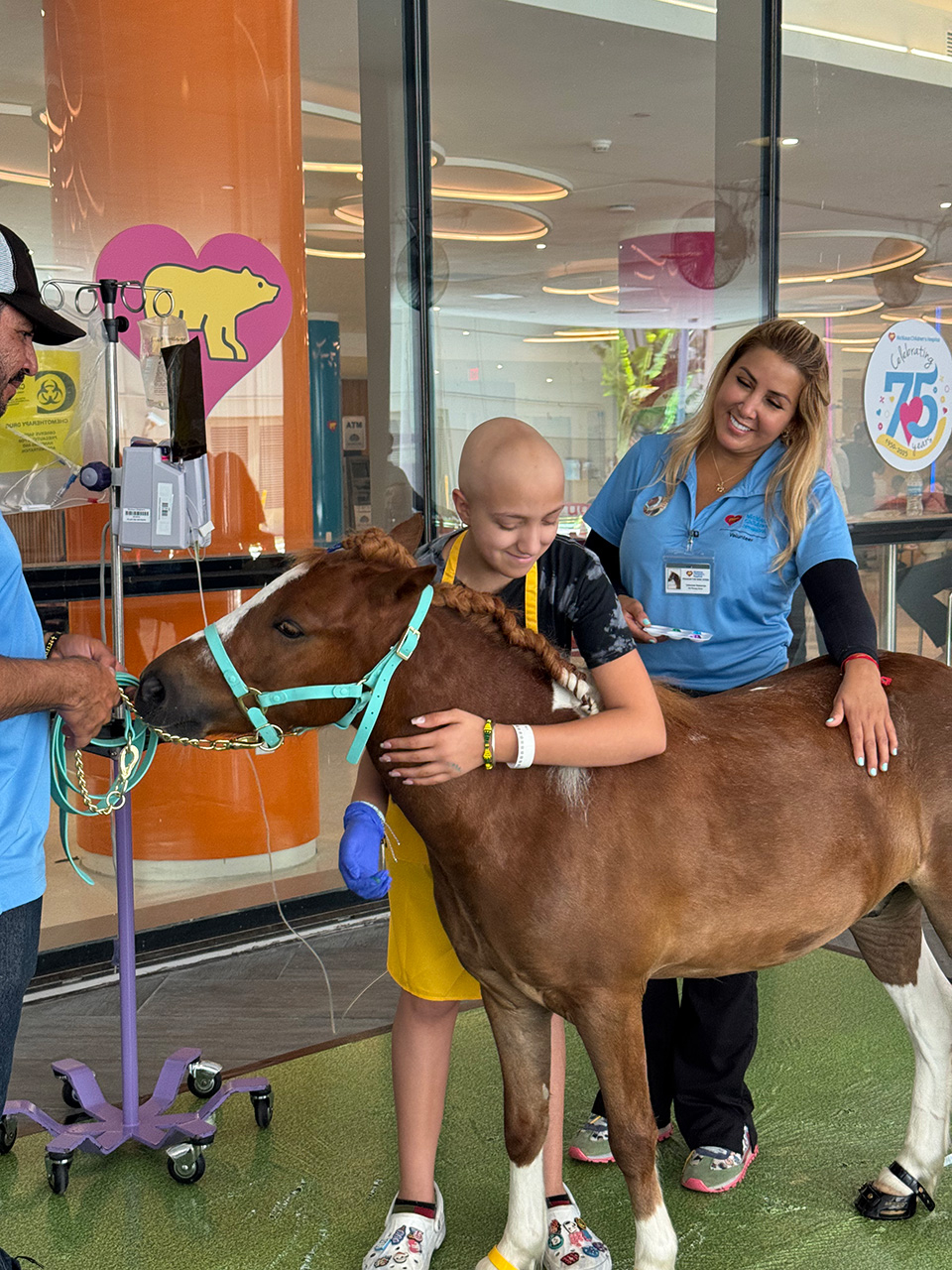 Visit by Pegasus at Nicklaus Children’s Hospital - June 12, 2025 | Ale Ramos Therapy Animals