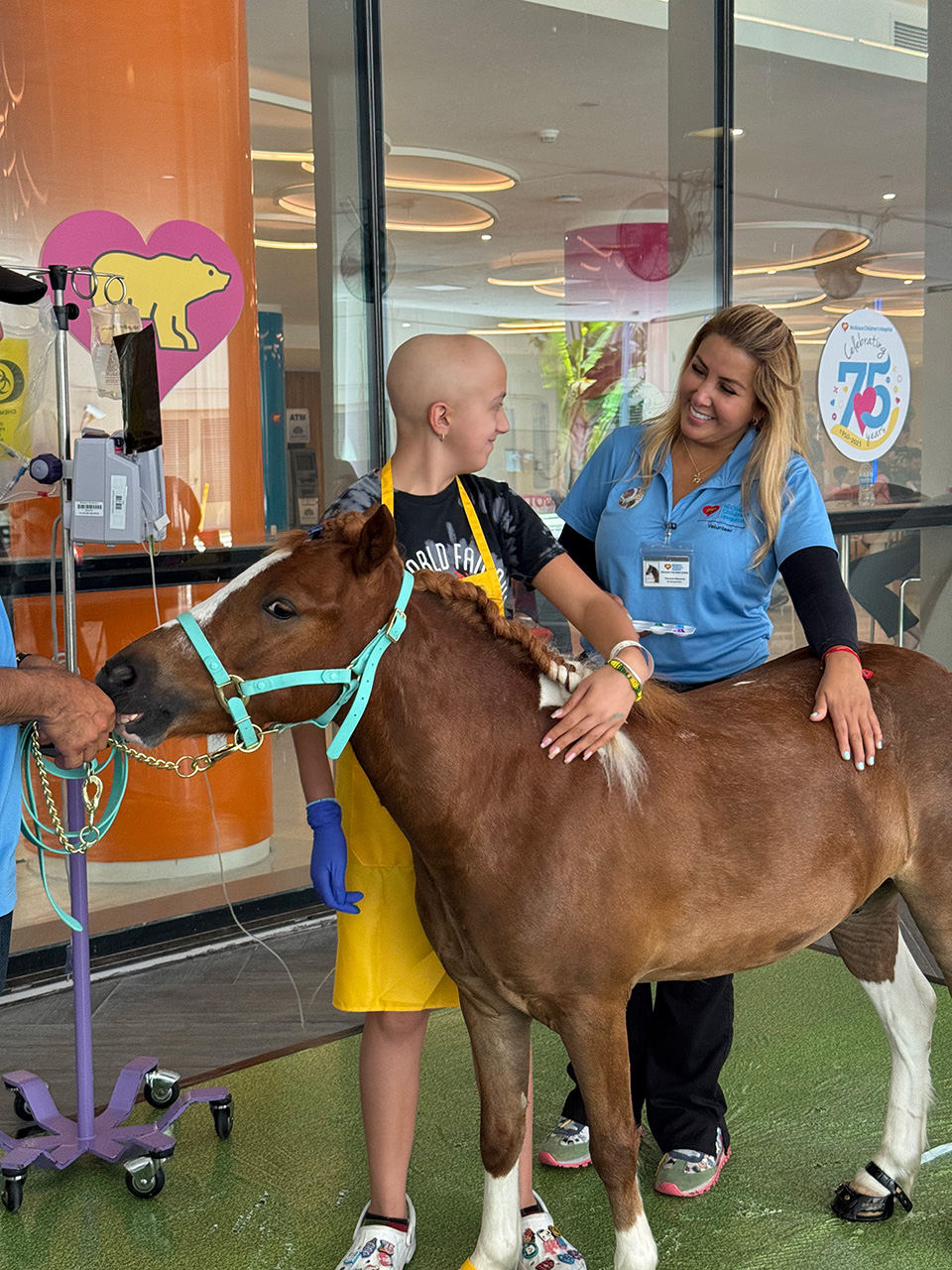 Visit by Pegasus at Nicklaus Children’s Hospital - June 12, 2025 | Ale Ramos Therapy Animals