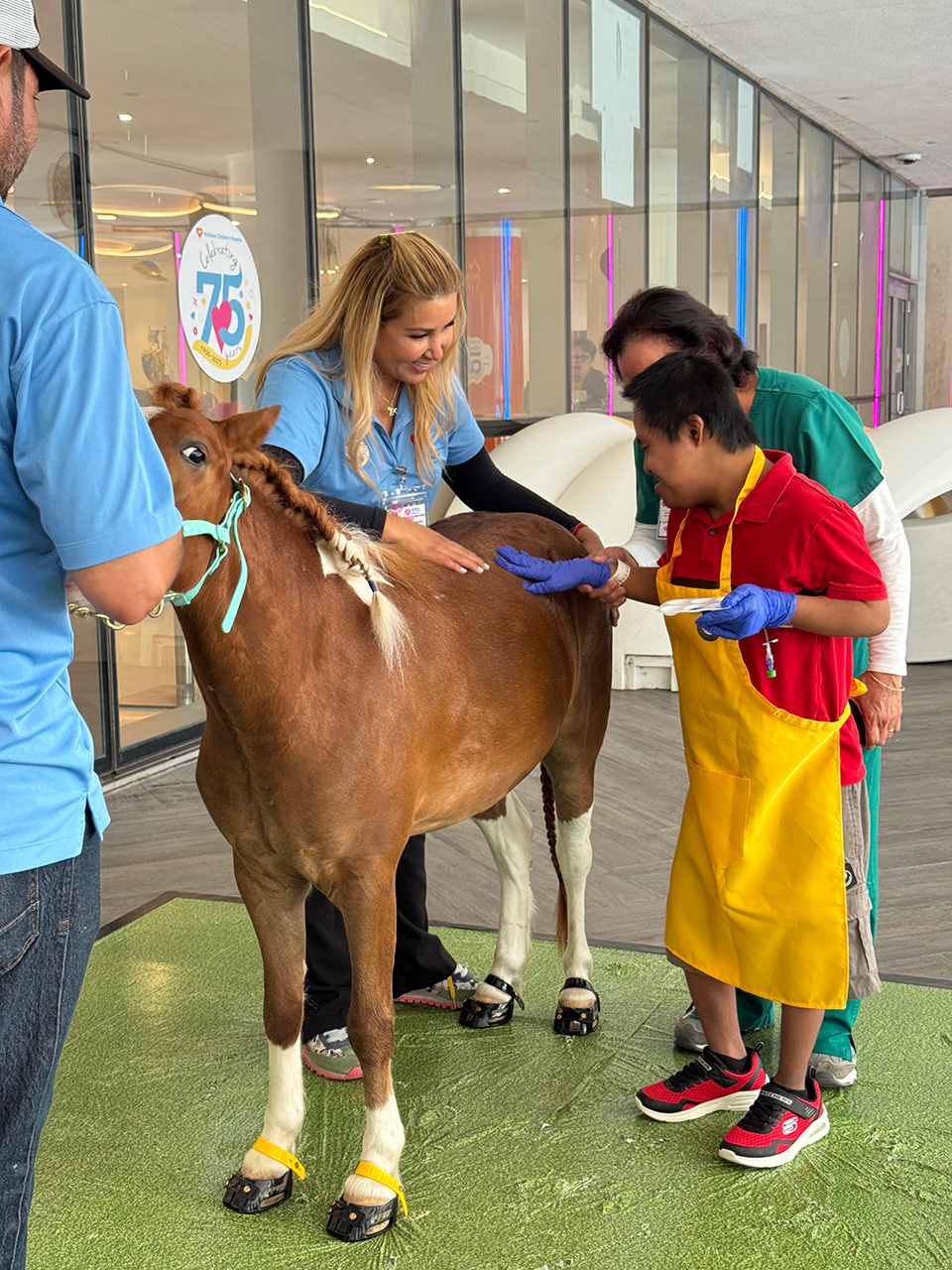 Visit by Pegasus at Nicklaus Children’s Hospital - June 12, 2025 | Ale Ramos Therapy Animals