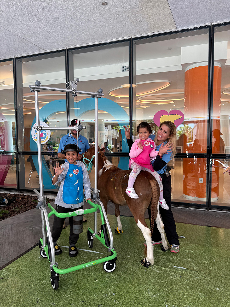 Visit by Pegasus at Nicklaus Children’s Hospital - June 12, 2025 | Ale Ramos Therapy Animals