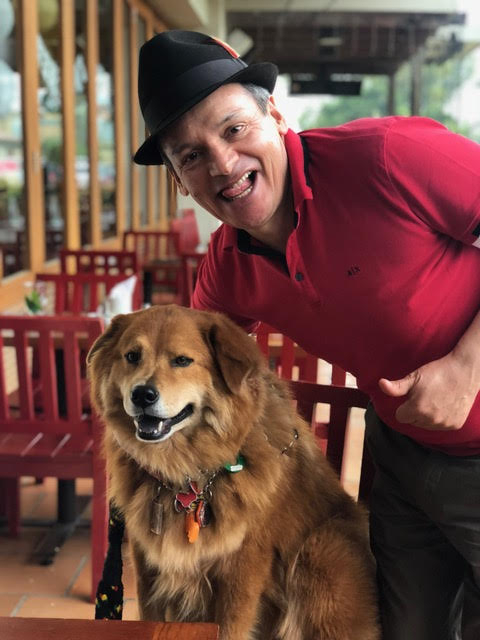 With my friend Don Jediondo – Colombia 2018 | Ale Ramos Therapy Animals